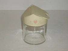 Corelle Gemco Forever Yours Glass Sugar with Plastic Flip Top