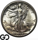 1934 Walking Liberty Half Dollar, Choice BU Walker
