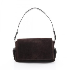 GIVENCHY 4G Borsa a tracolla in pelle scamosciata marrone usata da donna