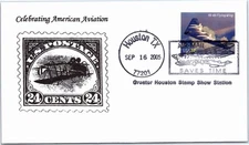 US SPECIAL EVENT COVER CELEBRATING AMERIAN AVIATION AT HOUSTON TEXAS 2005