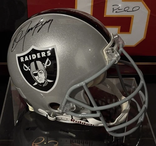 Bo Jackson Signed Authentic Los Angeles Raiders VSR4 Helmet-Fanatics Authentic