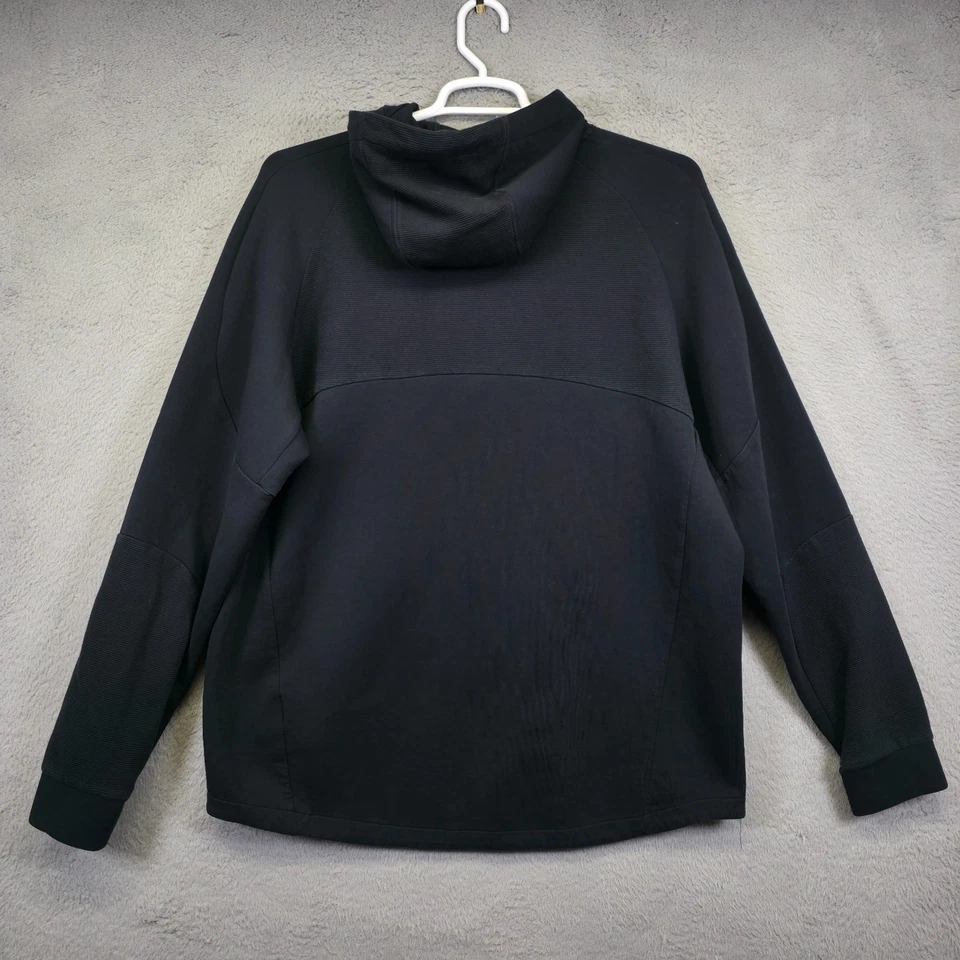 Sudadera con Capucha Puma Para Hombre 2XL Negra Cuello Embudo Atletismo Rendimiento Correr Estructurada Foto 3 de 4