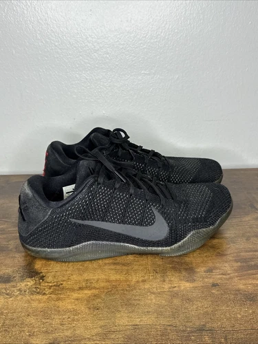 Size 11 Nike Kobe 11 Elite Low Black Space 2016 Basketball Shoes Bryant