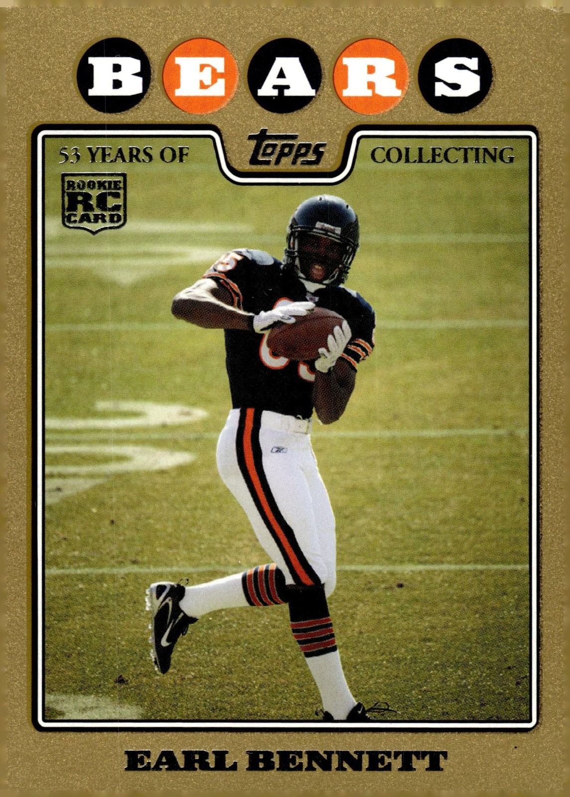 Earl Bennett Topps #375 Gold