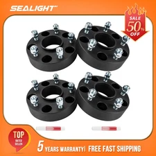 4Pc 1.5" 5x5 Hub Centric Wheel Spacers 1/2"x20 For Jeep Grand Cherokee Wrangler