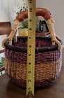 Authentic Handcrafted Bolga Woven 10.5" Basket w/Handle — photo 7