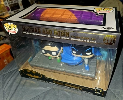New ListingFunko Pop Moments DC Universe Batman and Robin New Look Batman 1964 281 & Slimer