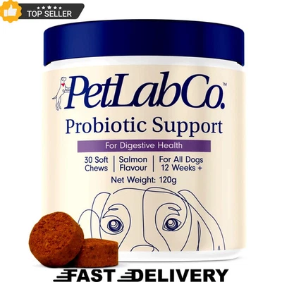 Petlab Co Probiotic Dog Chews Gut Health Support Treats Stop Itchy Skin & Yeast