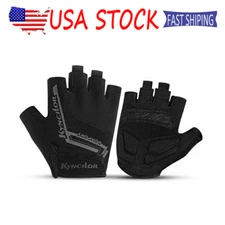 Motorcycle Non-Slip Gloves Men Women Anti-vibration Half finger Gloves Mittens