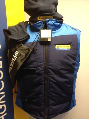 Juego de regalo New Holland Branded - Bodywarmer (incluye sombrero y guantes) de Delta Plus