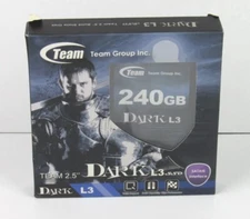 Team Group Inc. Dark L3 SSD 240GB T253L3120GMC101 2.5" SATA III New Unused