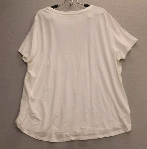 Herbst Maurices Damengröße 2XL elfenbeinfarben Hallo Herbst kurzärmliges grafisches T-Shirt neu mit Etikett - Bild 6 von 7