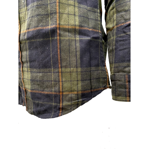 MENS PLAID FLANNEL SHIRT VARIOUS COLORS - Picture 4 of 9