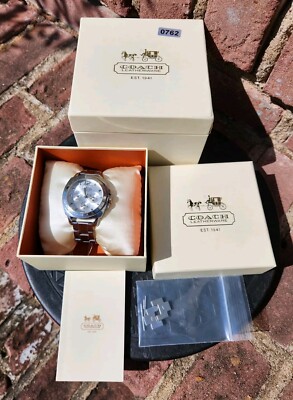 Coach watch silver with box, New in box Coach $325 Women main image 3
