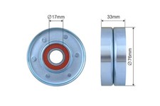 NTY SPANNROLLE KEILRIPPENRIEMEN FÜR HONDA ACCORD VII (CL CN)03-12 CR-V III