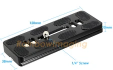 120MM Quick Release Arca Swiss Compat Lens Plate for Canon Nikon Sigma Telephoto