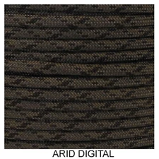Arid Digital Paracord 100 Foot 550 lb 7 Strand Camping Survival Kit Rope
