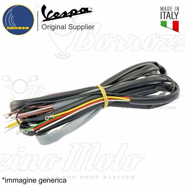 Elektrische Anlage Kabelbaum Komplett Piaggio Vespa 50 / N V5A1T 1963-1971-image