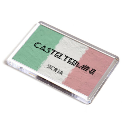 Aimant Frigo Sicile / Sicilia - Céramique Multicolore - Touristique