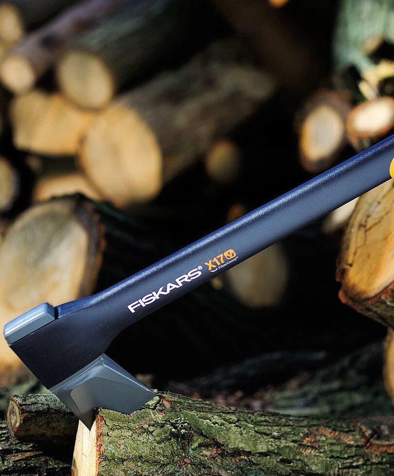 FISKARS Axt Spaltaxt X17 M Inkl. Klingen- und Transportschutz L: 60cm - 1015641 - Bild 4 von 4