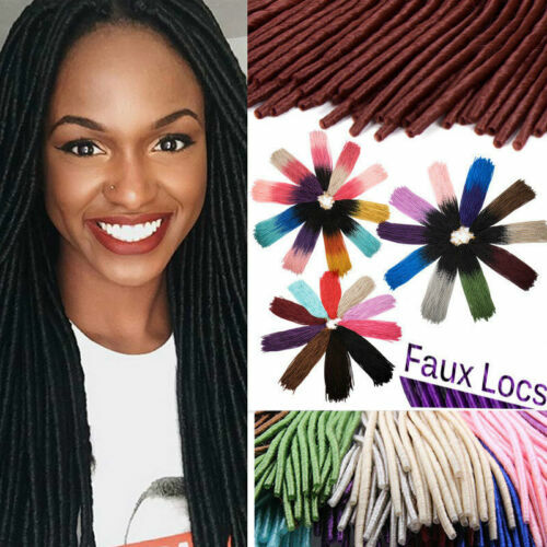 30 Strands 100% Human Hair Dreadlock Extensions 0.8cm 12inch  display picture 2
