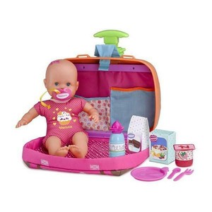 baby doll with trolley