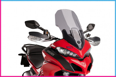 Puig Touring Windschild für Ducati Multistrada 1260 S Grand Tour 2020 Klarrauch