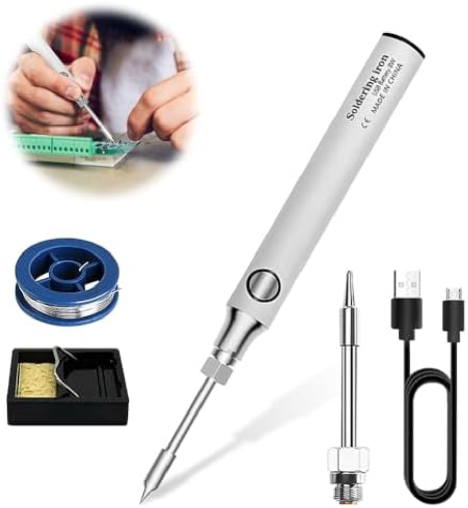 mizikuu Saldatore a Stagno, 8W Kit di Saldatura a Stagno Professionale Regolabil