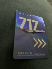 Collectible Boeing 717 #52 Delta Airline Pilot Trading Card