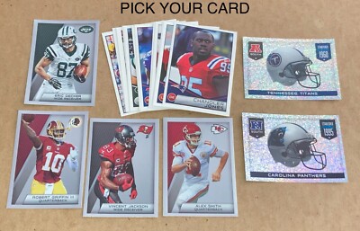 2014 PANINI STICKER   PICK YOUR CARD   NFL football card Single Base RC FOIL