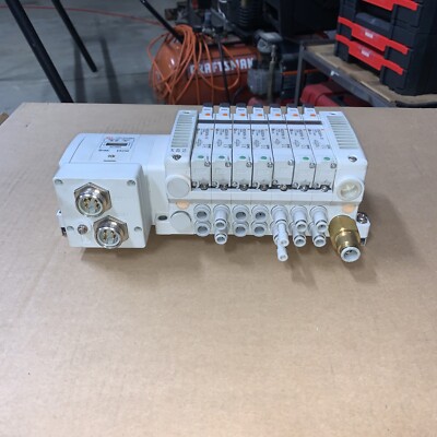 Banco Valvole SMC EX250-SCA1A Con Elettrovalvola VQC2301NR-51 – Usato Ma Funzionante - Foto 2