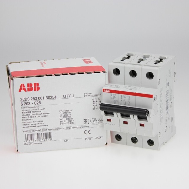 ABB Sicherungsautomat Leitungsschutzschalter S203-c25 gunstig kaufen | eBay