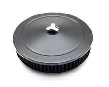 10" Black Air Cleaner Set 4-Barrel 4 BBL 5-1/8" Neck Diameter Holley Ford Black