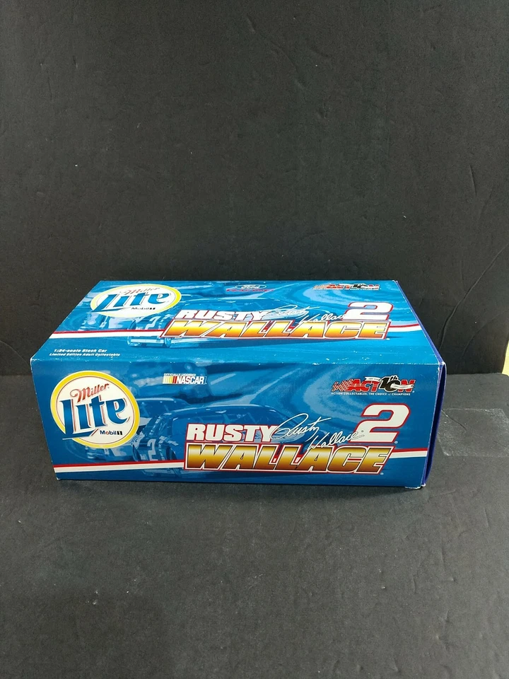 RUSTY WALLACE #2 Miller Lite 2002 Ford Taurus 1:24 ACTION - Image 2 of 4