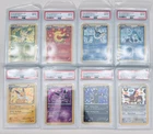 Pokemon BW Promo Eeveelutions - Full set PSA 8 sequential set - Umbreon BW93