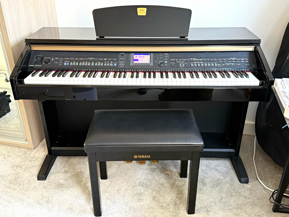 Yamaha Clavinova CVP-401 Polished Ebony Black Digital Piano 88-Key 3 Pedals, photo 1 of 5