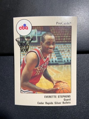 1989-90 ProCards CBA #192 Everette Stephens