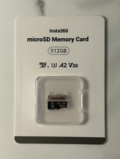 Insta360 512 GB Micro SD Memory Card Brand New