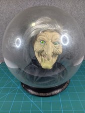 Vintage Gemmy Talking Moving Witch Crystal Sp...