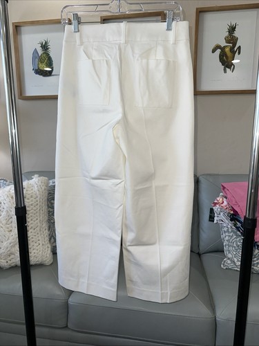 J Crew Sydney wide-leg pant in bi-stretch cotton blend Size 4 Ivory New NWT - Bild 7 von 7