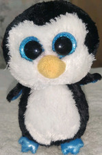 Ty Beanie Boos - WADDLES the Penguin (Glitter Eyes) 7" Plush
