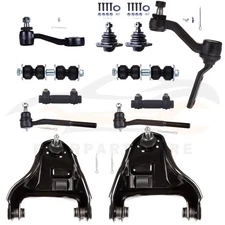12 Pcs Control Arms Tie Rod Ends Suspension Kit For 1999-2005 Chevrolet Blazer