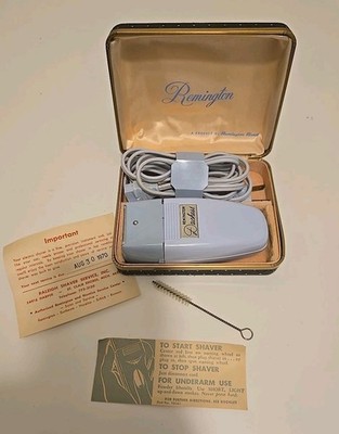 Vintage MCM Remington Duchess Women s Electric Shaver Blue