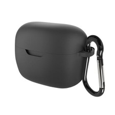 Silicone Case Cover Compatible with JBL Tune Beam True Wireless Earbuds, Black