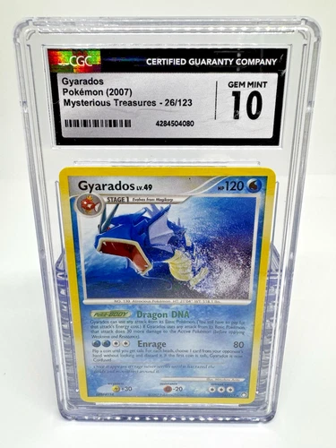 POP 2 | Pokemon TCG DP Mysterious Treasures Gyarados 26/123 CGC 10 Gem Mint