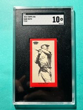 LOW POP 2024 Topps T206 SP BACK Old Mill 1910 T210 Babe Ruth