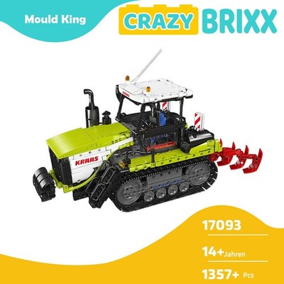 Mould King 17093 Crawler Traktor Raupe Ketten Technik LKW Klemmbausteine RC