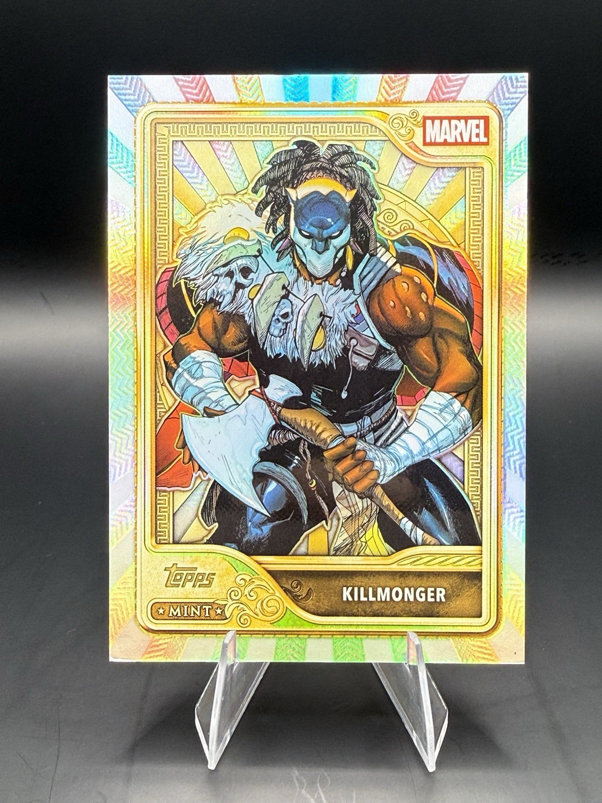 2026 Topps Mint Marvel Killmonger #84 Gold Tier Card