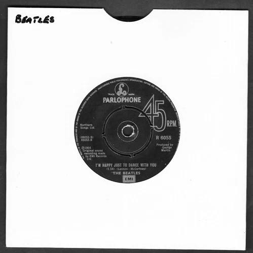 1982  The BEATLES 45 Movie Medley/I 'm Happy Just To Dance With You PARLOPHONE