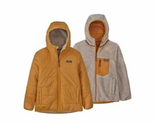 Patagonia Kids' Reversible Ready Freddy Hoody Jacket Dried Mango Size M